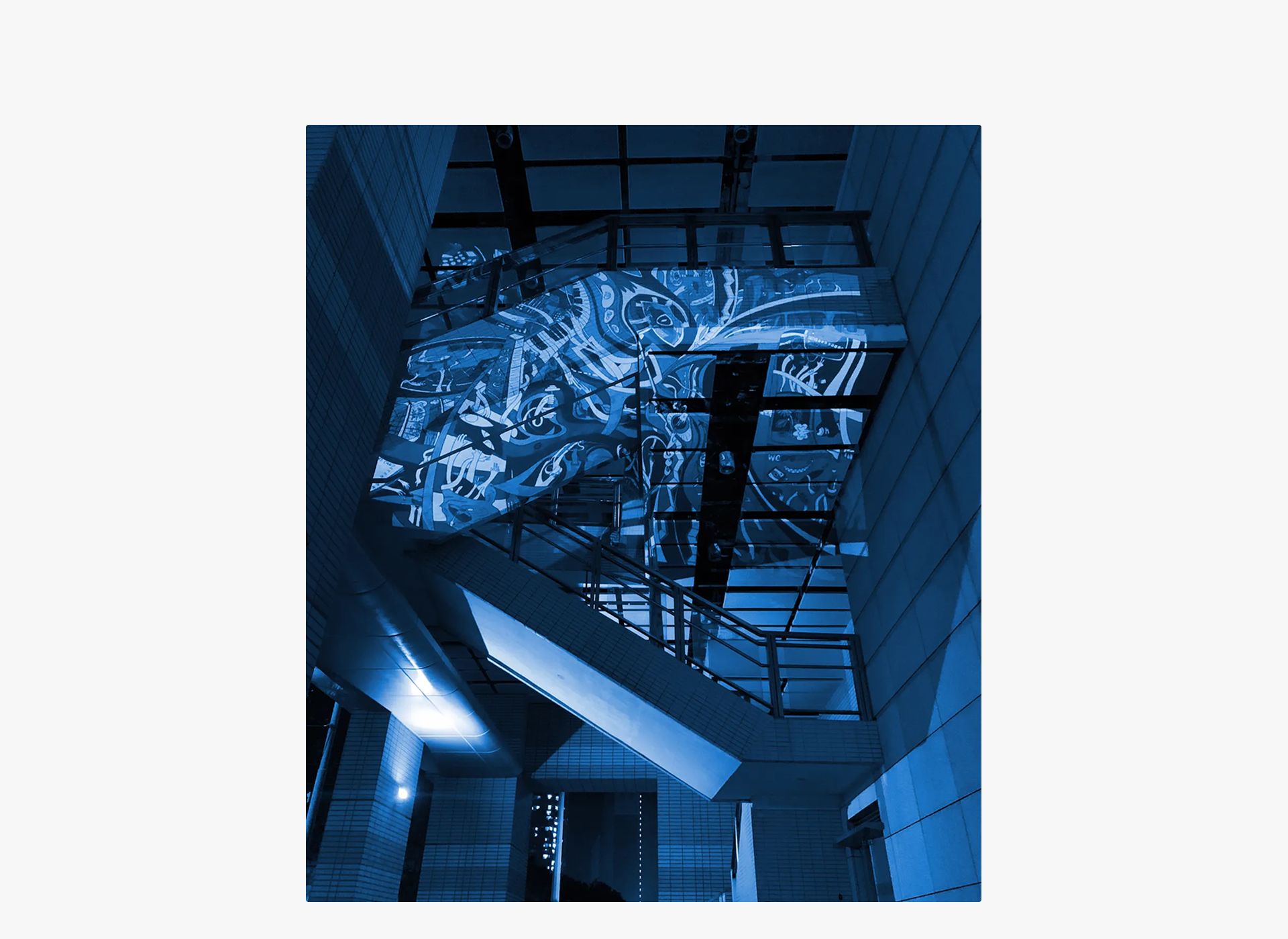 The City's Reflection light projection project hero image