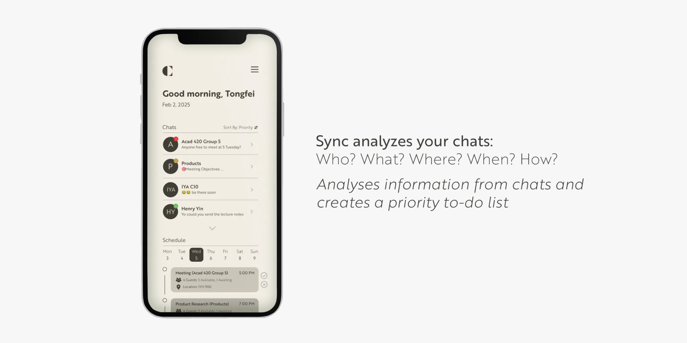 Sync. project hero image