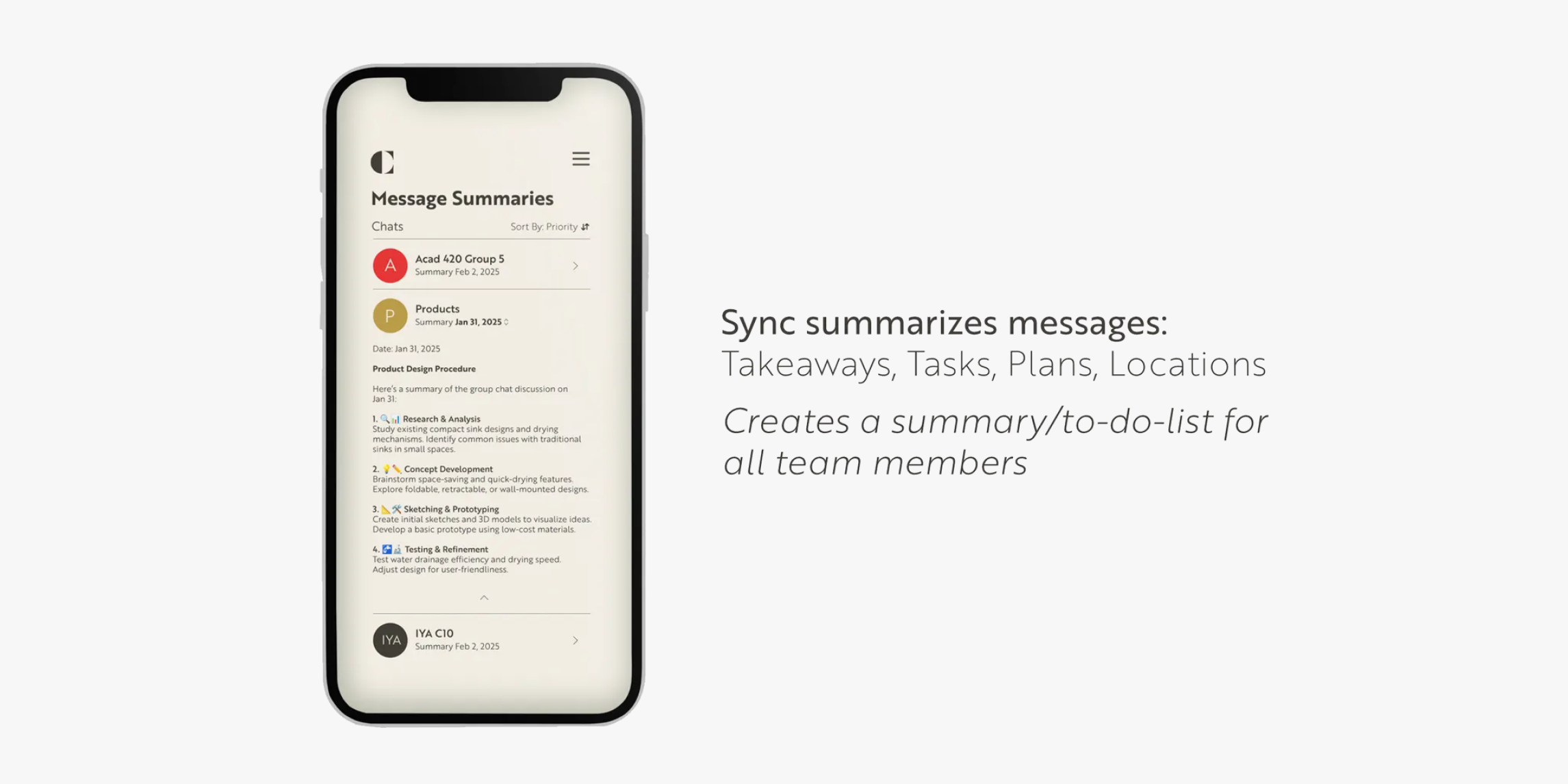 Sync. project hero image